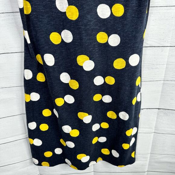 Boden Womens size 4 Tarifa Polka Dot Embroidered Sleeveless Shift Dress Blue - Picture 9 of 11